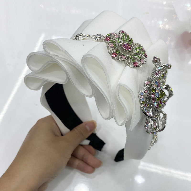 Crystal Diamond Headband with U-Shape Design