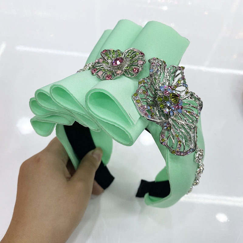 Crystal Diamond Headband with U-Shape Design
