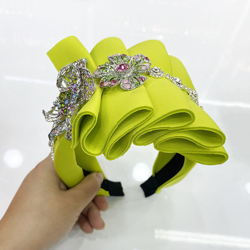 Crystal Diamond Headband with U-Shape Design