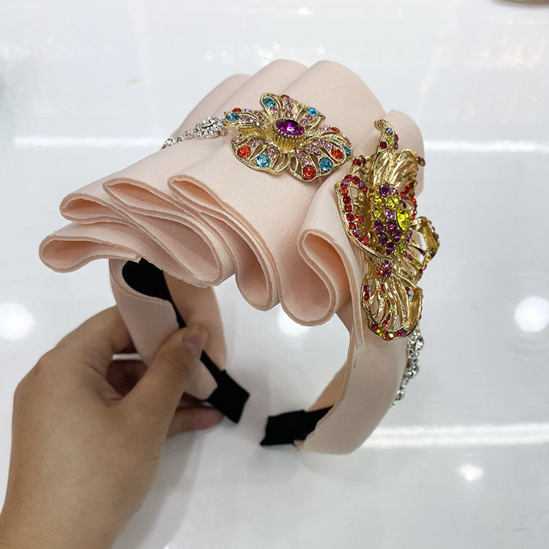 Crystal Diamond Headband with U-Shape Design