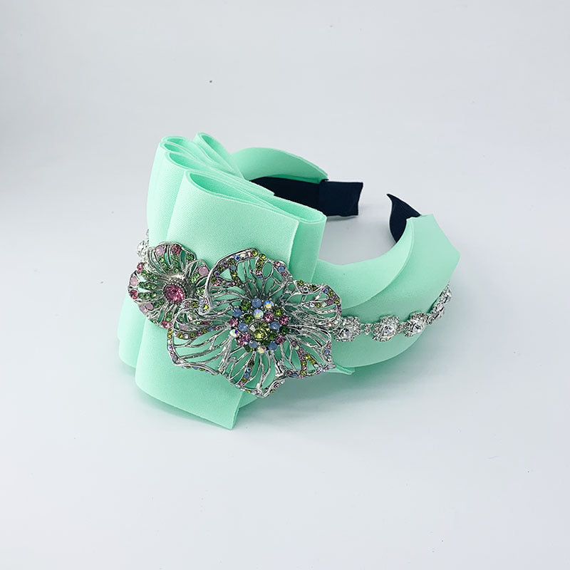 Crystal Diamond Headband with U-Shape Design