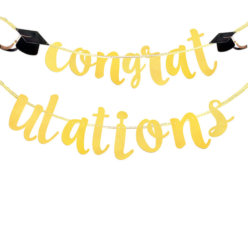 Disposable Graduation Theme Tableware Set – Plates, Cups & More for Party