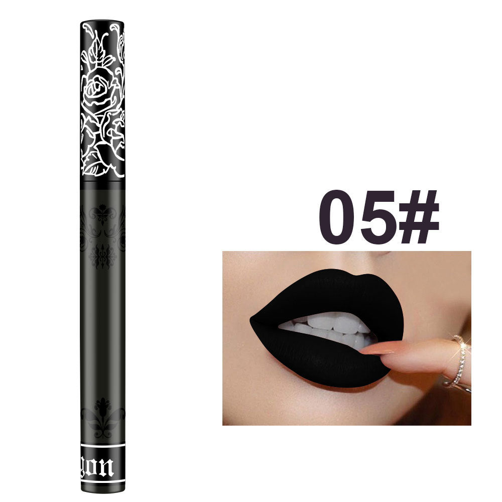 Matte Waterproof Lip Gloss Non-Marking Dip Cup Lipstick - Multiple Colors