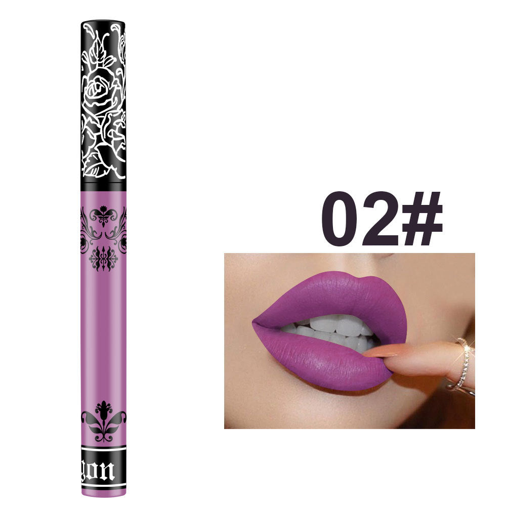 Matte Waterproof Lip Gloss Non-Marking Dip Cup Lipstick - Multiple Colors