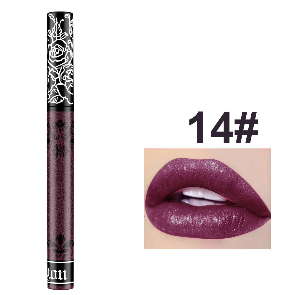 Matte Waterproof Lip Gloss Non-Marking Dip Cup Lipstick - Multiple Colors
