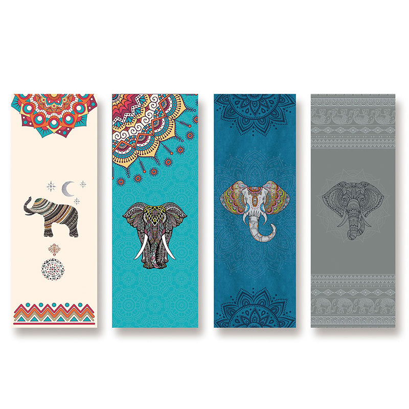 Yoga Towel Non-Slip Travel & Exercise Mat - Diamond Textured Fabric