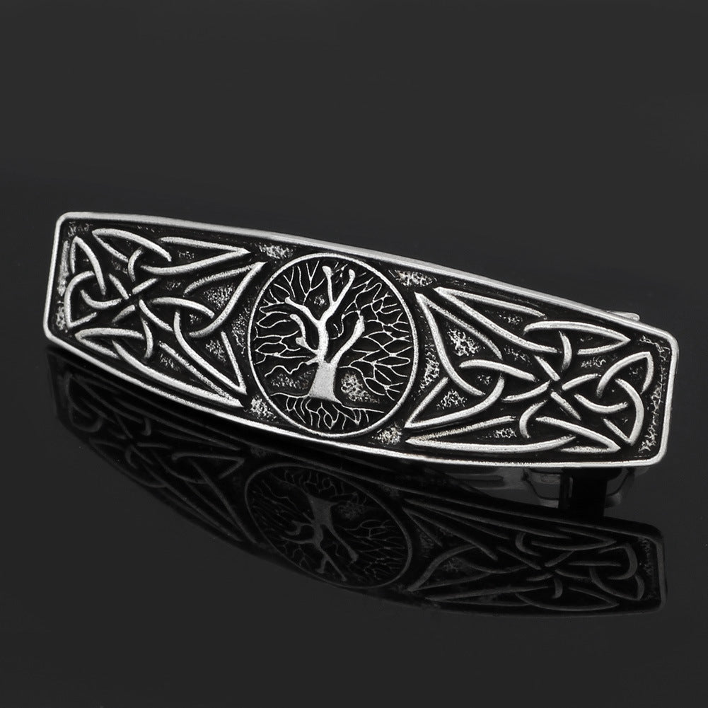 Viking Style Hairpin Tree of Life Alloy Hair Accessory for Weddings & Gifts