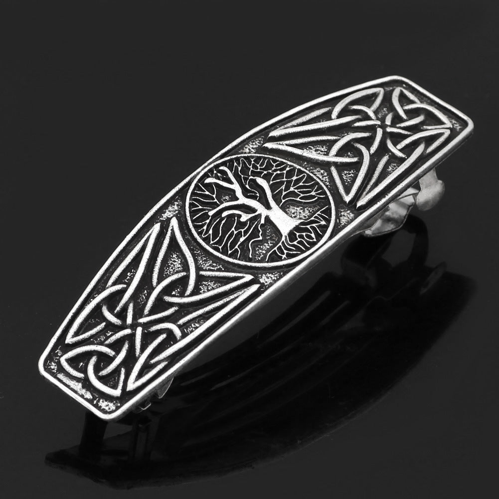 Viking Style Hairpin Tree of Life Alloy Hair Accessory for Weddings & Gifts