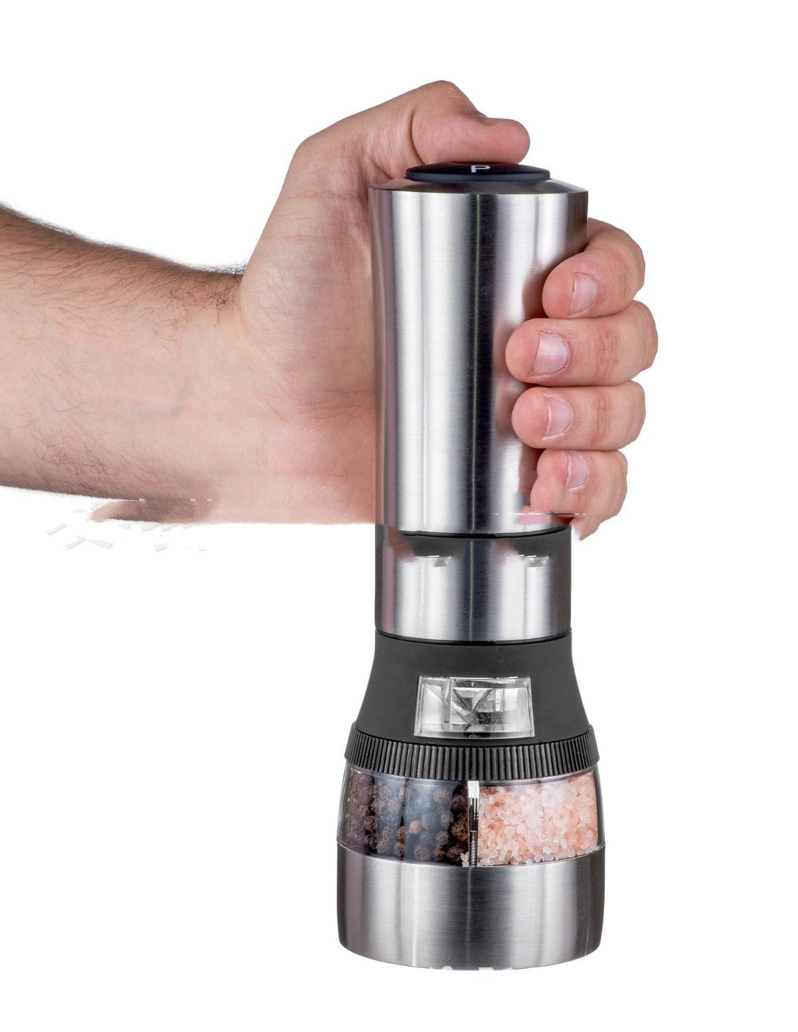 2-in-1 Stainless Steel Pepper Grinder for Kitchen Cooking Tools