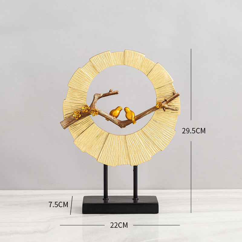 Resin Deer Sculpture Modern Home Decor Animal Ornament Nordic Style