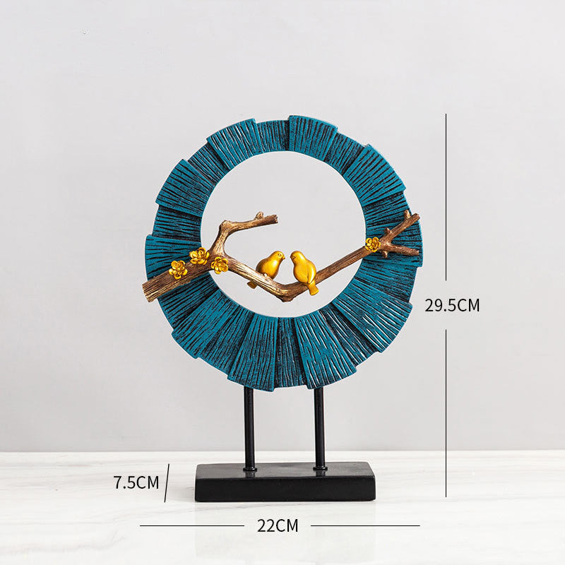 Resin Deer Sculpture Modern Home Decor Animal Ornament Nordic Style