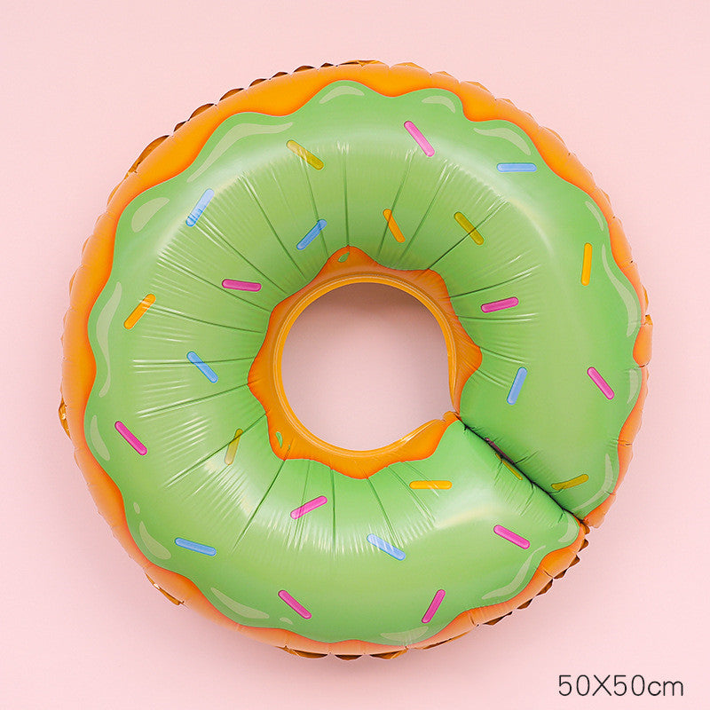 Party Donut Fruit Ice Cream Balloon Decor Set for Celebrations - Multiple Styles