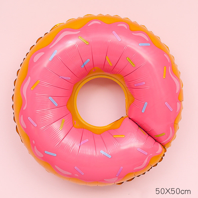 Party Donut Fruit Ice Cream Balloon Decor Set for Celebrations - Multiple Styles