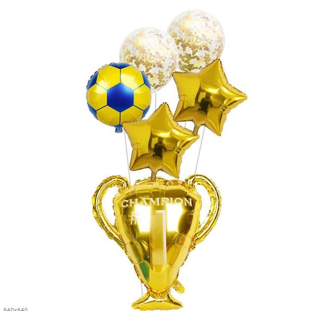 Championship Trophy Aluminum Foil Balloon - Party Decoration, Living Room Celebration