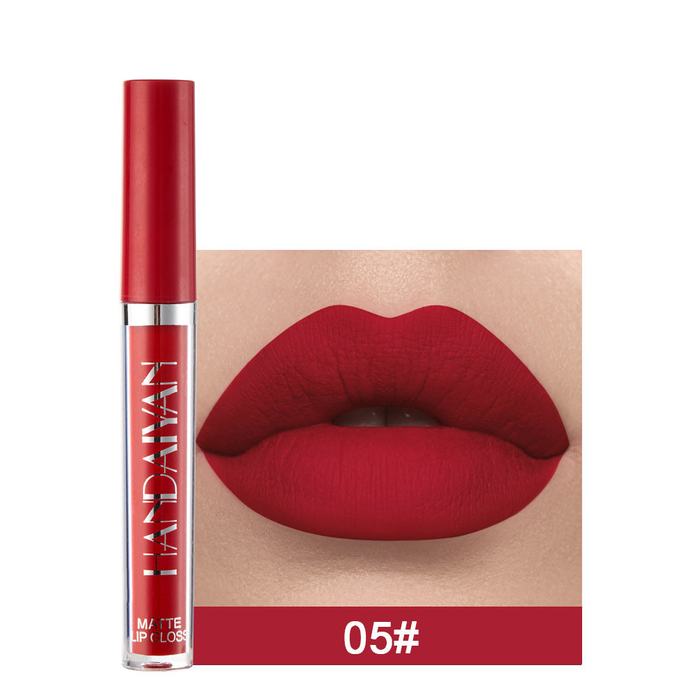 Matte Non-Stick Lip Gloss Liquid Lipstick - Fading-Resistant, 2.5ML