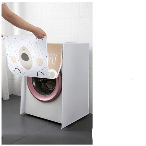 Universal Washing Machine Dust Cover - Waterproof & Fit 6-8kg Laundry