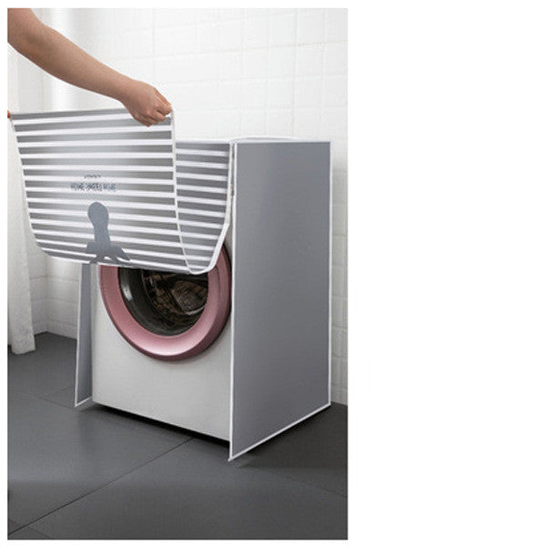 Universal Washing Machine Dust Cover - Waterproof & Fit 6-8kg Laundry