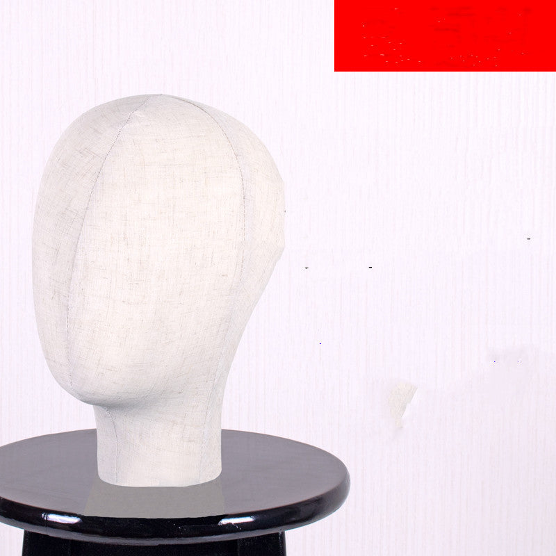 Mannequin Head for Hair Styling and Display - Beige Synthetic Model