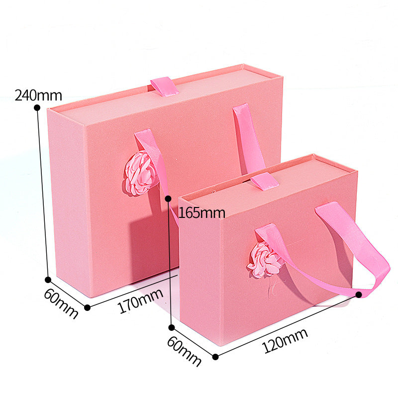 Wedding Gift Box with Knot Design & Customizable Styles - Portable Drawer Box