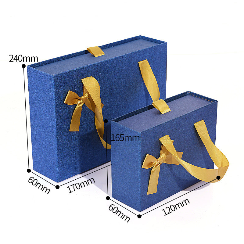 Wedding Gift Box with Knot Design & Customizable Styles - Portable Drawer Box
