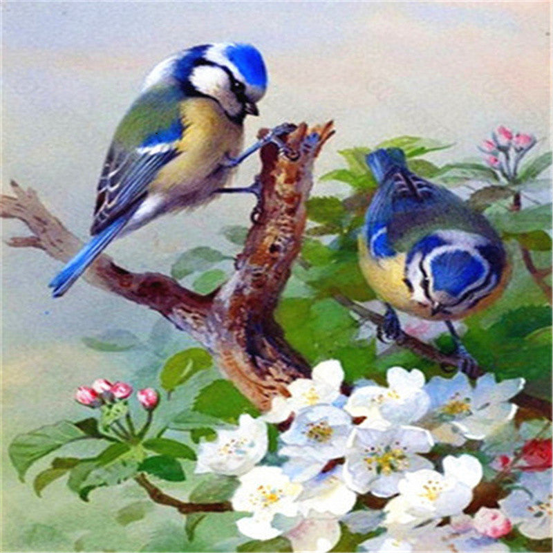 Adult Diamond Painting Kit Bird Wall Art Embroidery - Multiple Sizes & Styles