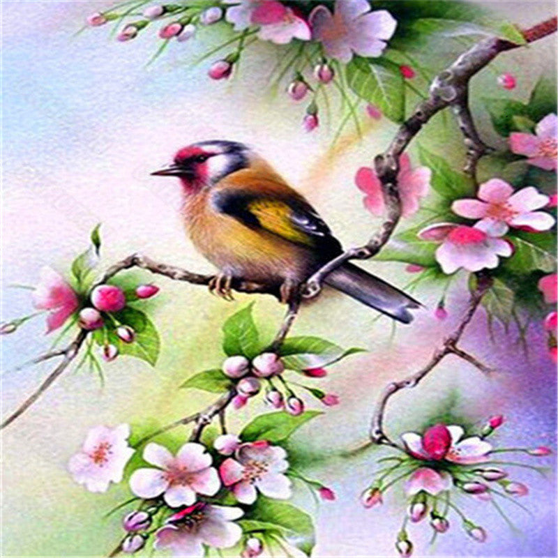 Adult Diamond Painting Kit Bird Wall Art Embroidery - Multiple Sizes & Styles