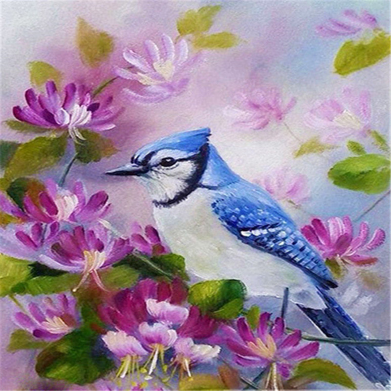 Adult Diamond Painting Kit Bird Wall Art Embroidery - Multiple Sizes & Styles