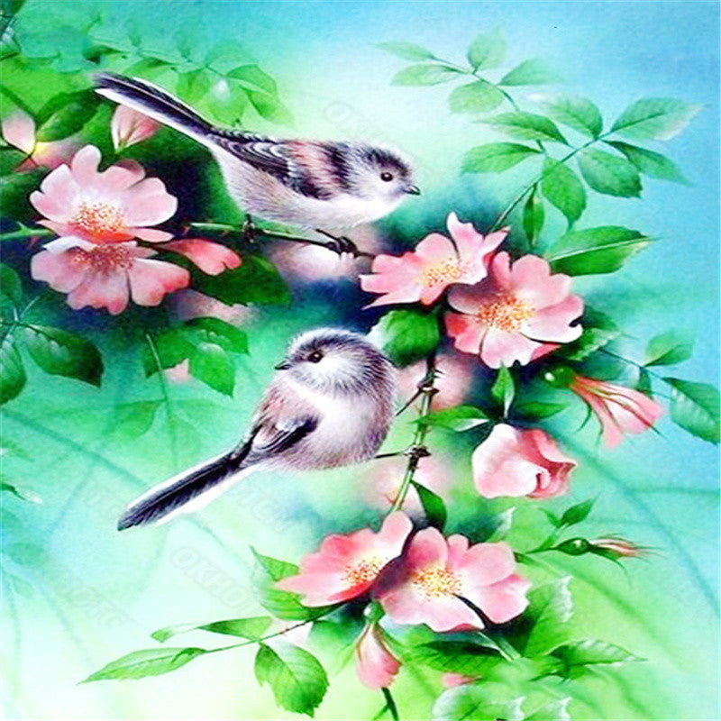 Adult Diamond Painting Kit Bird Wall Art Embroidery - Multiple Sizes & Styles