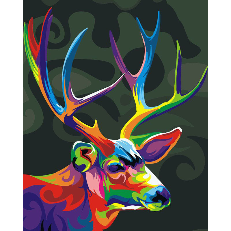 Digital Oil Painting Animal and Flower Landscape Wall Art 40x50cm