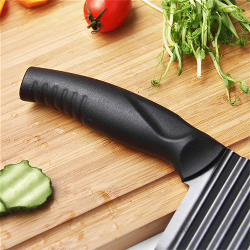 Commercial Wavy French Fries Cutter - Household Aluminum Alloy Potato Slicer