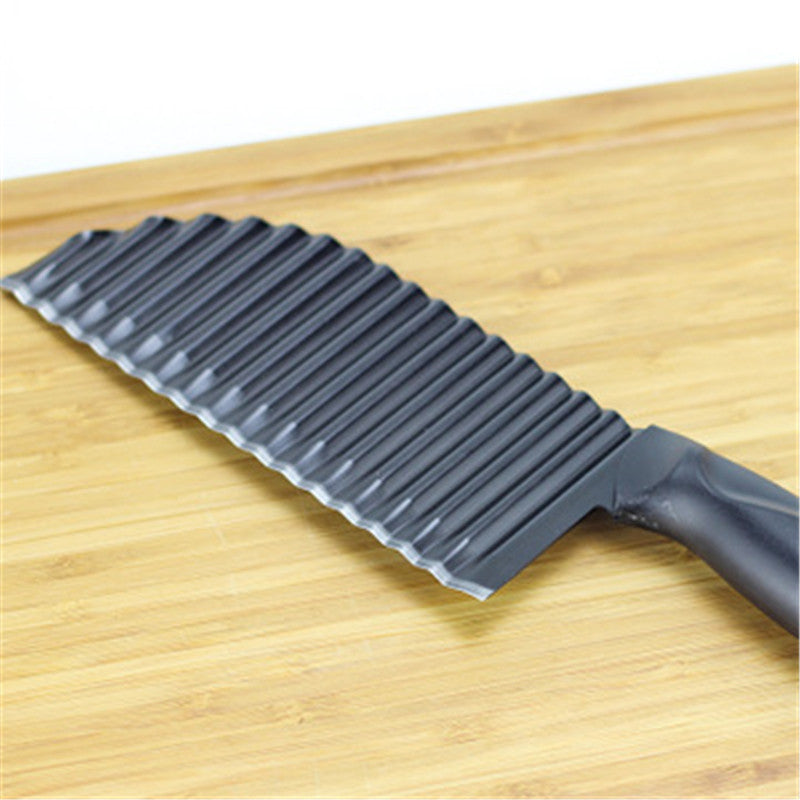 Commercial Wavy French Fries Cutter - Household Aluminum Alloy Potato Slicer