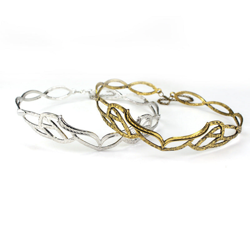 Hobbit Movie Themed Hair Accessories Headband & Hairpin Set – Gold & Silver