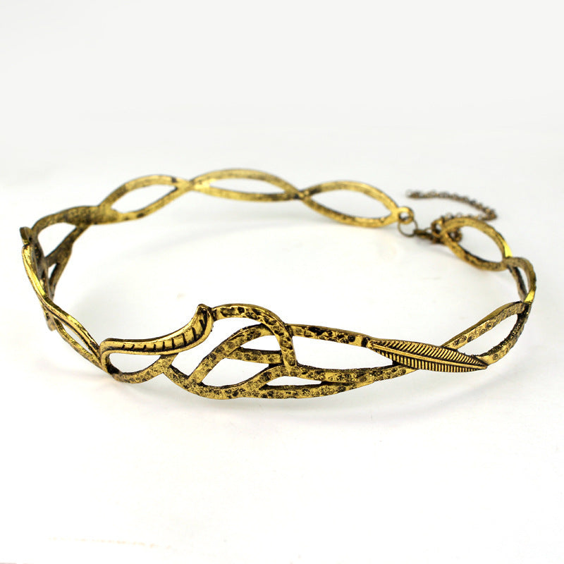 Hobbit Movie Themed Hair Accessories Headband & Hairpin Set – Gold & Silver