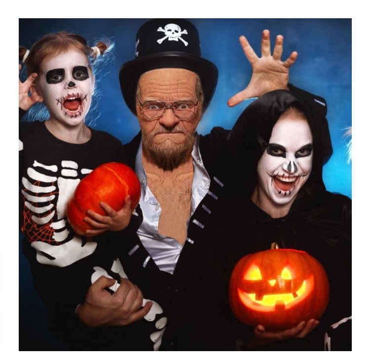 Adult Latex Mask for Halloween - Old Man Face Mask, Festive Party Costume