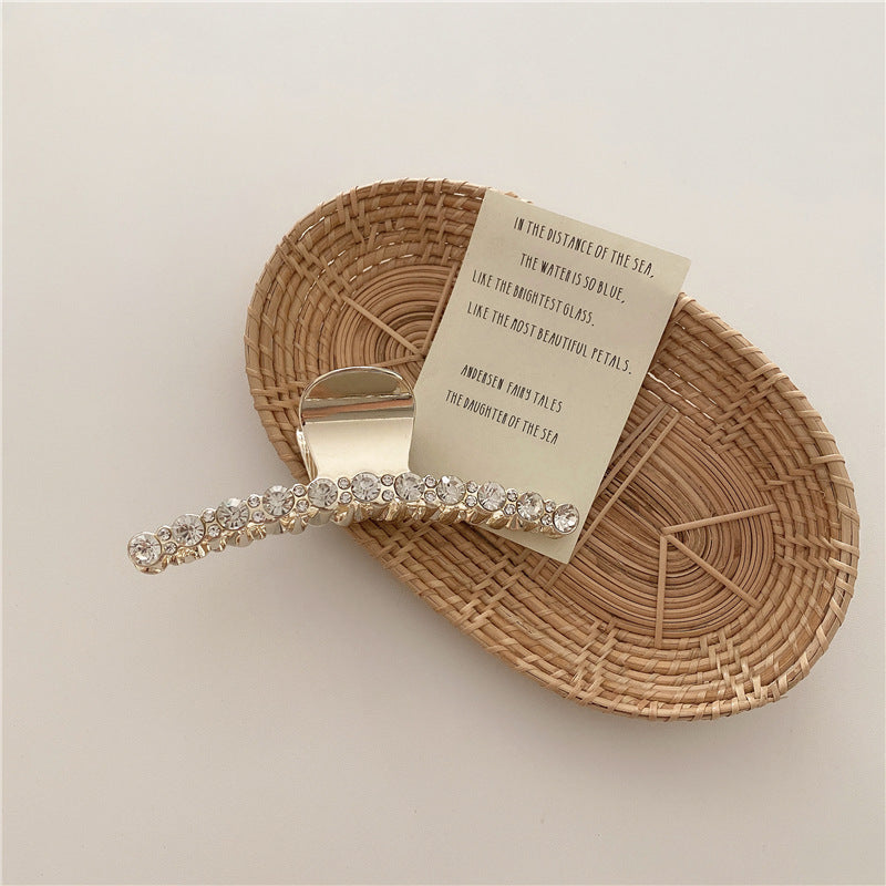 Pearl Hairpin Elegant Metal Hair Clip