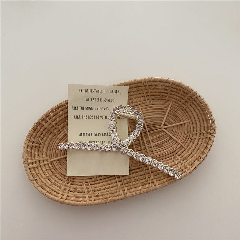 Pearl Hairpin Elegant Metal Hair Clip