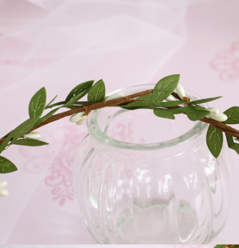 Green Leaves Hair Hoop Headband