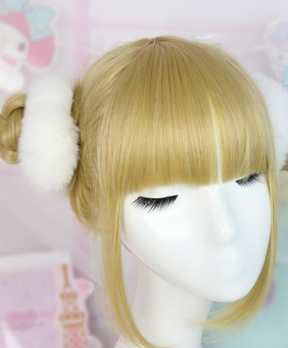 Japanese Hair Accessories Set - White