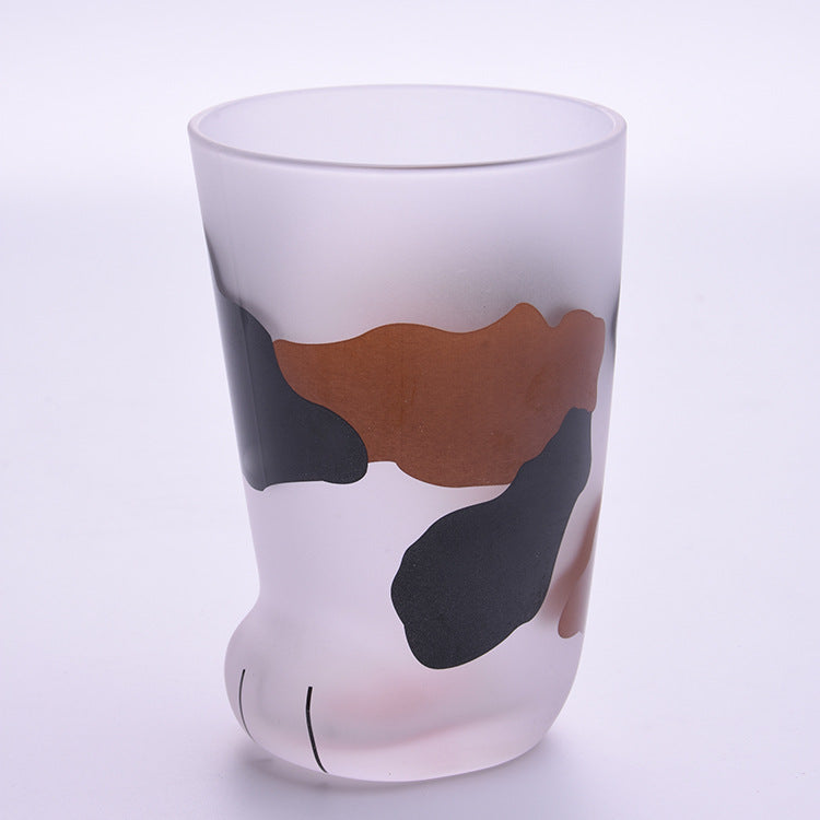 Japanese-Style Cat Foot Glass Jar with Spoon - Home & Garden Storage
