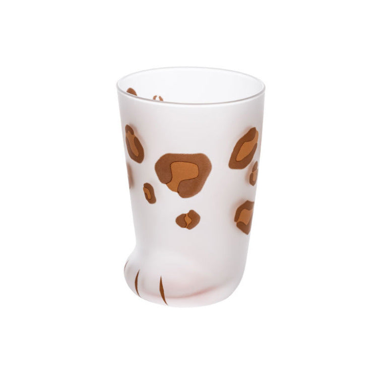 Japanese-Style Cat Foot Glass Jar with Spoon - Home & Garden Storage