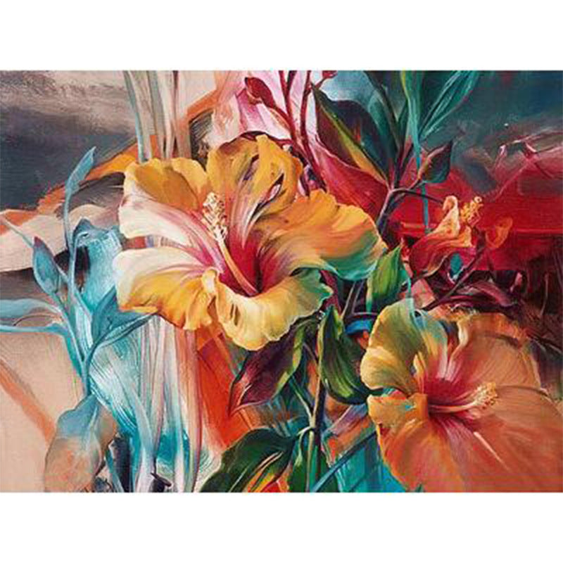 Digital Oil Painting Landscape & Flower Wall Art - DIY Canvas Decoration