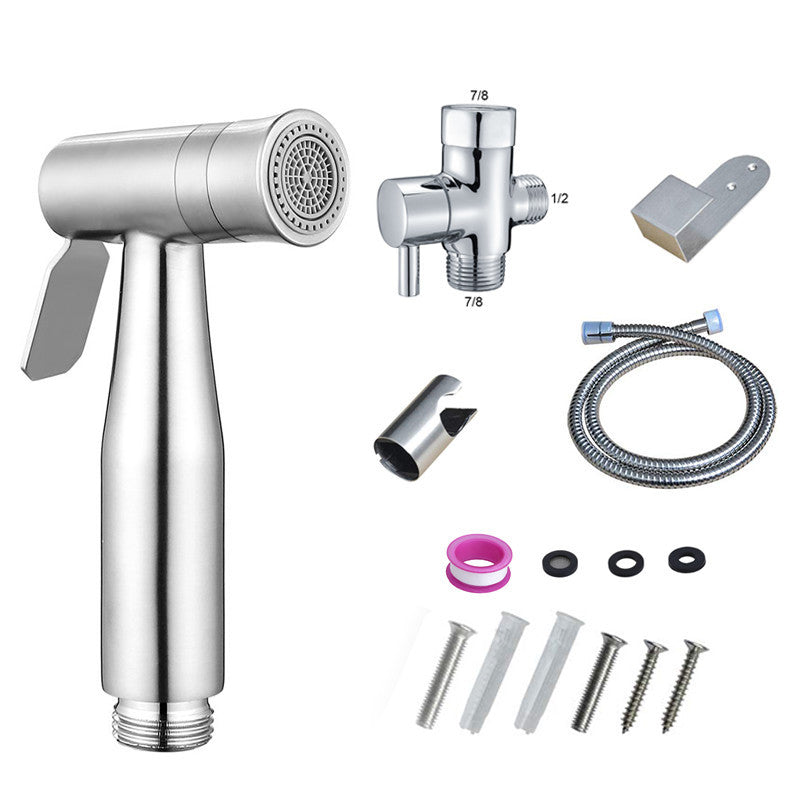 Toilet Bidet Spray Gun Kit Stainless Steel Bathroom Bidet Sprayer