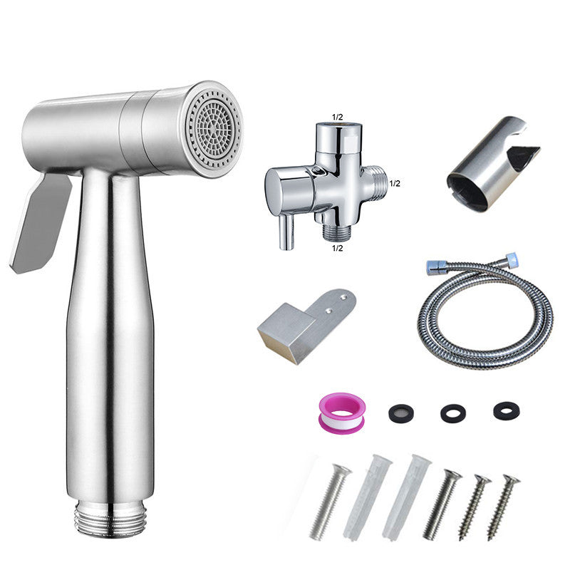 Toilet Bidet Spray Gun Kit Stainless Steel Bathroom Bidet Sprayer
