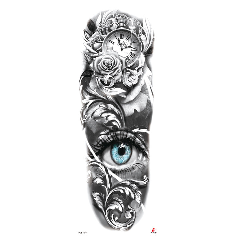 Waterproof Arm Tattoo Stickers for Men - Full Arm Body Art Decals