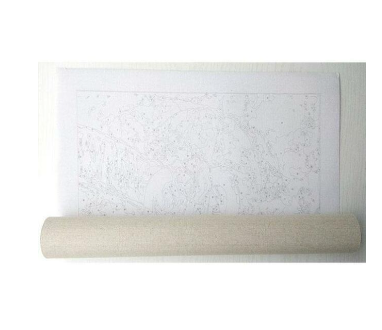 Hand-Painted Landscape Canvas Wall Art - 40x50 No Frame Living Room Decor