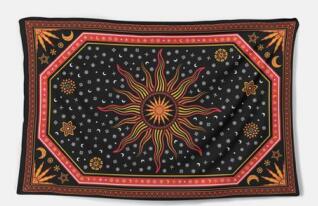 Colorful Polyester Tapestry - Multiple Styles Available