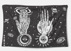 Colorful Polyester Tapestry - Multiple Styles Available