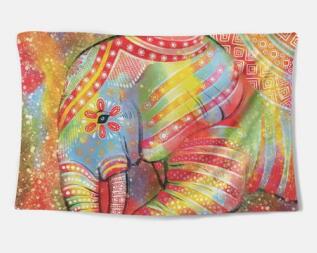 Colorful Polyester Tapestry - Multiple Styles Available