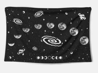 Colorful Polyester Tapestry - Multiple Styles Available