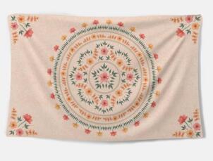 Colorful Polyester Tapestry - Multiple Styles Available